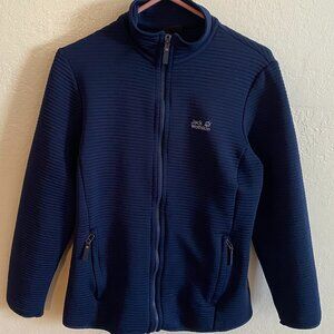 Jack Wolfskin 3-in-1 System Regular Jacket – Women’s Large – Navy Blue